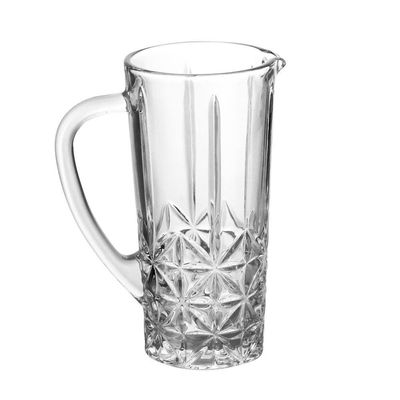 Conjunto 6 Copos Altos 270ml e Jarra 1L Stella Vidro Wolff Transparente