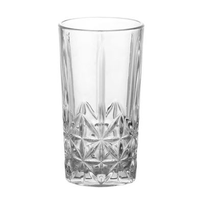 Conjunto 6 Copos Altos 270ml e Jarra 1L Stella Vidro Wolff Transparente
