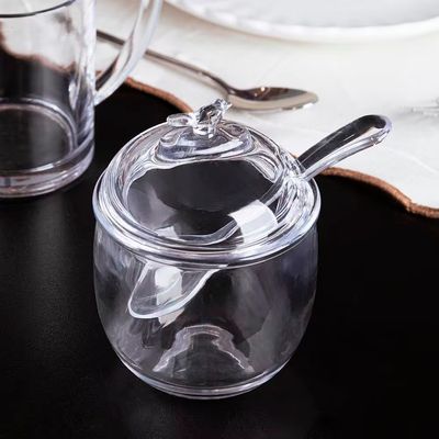 Açucareiro com Colher Tampa Bird 150ml Cristal Ecológico Wolff n/a