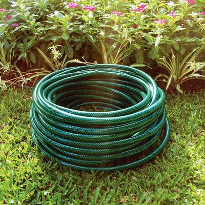 Mangueira Flex em PVC com 3 Camadas Verde 25 Metros Tramontina Verde