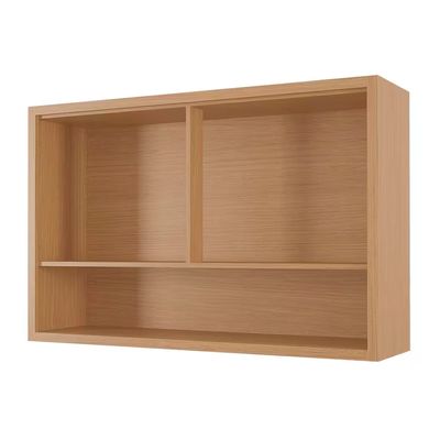 Armário Aéreo Condessa MDF 2 Portas e 1 Prateleira 120cm Nesher Bege