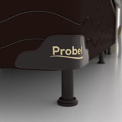 Base Box King Size Probel Nevada com Revestimento em Tecido Poliéster 38x193x203cm n/a