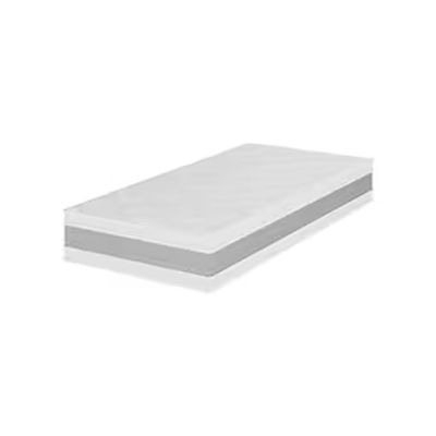 Colchão Solteiro Molas Ensacadas Loreto A26 Umaflex Branco com Cinza