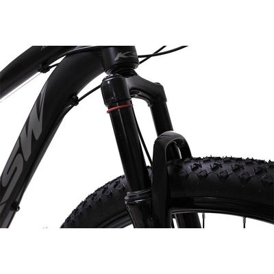 Bicicleta Aro 29 Ksw Bike Alumínio Câmbios Shimano 21 Marchas Preto Fos -ad Prata 21