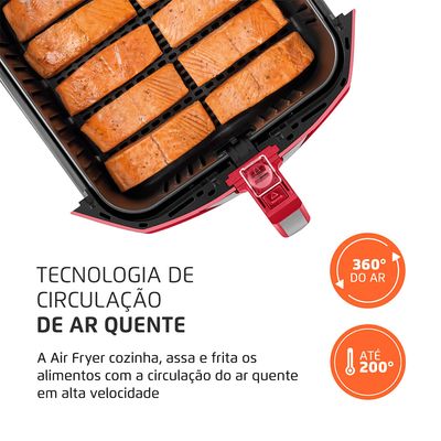 Fritadeira Sem Óleo Air Fryer 8 Litros AFN-80-RI Mondial 127V
