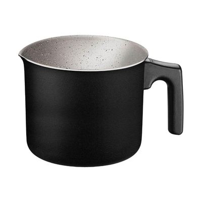 Jogo de Panelas Tramontina Preto 5 Peças Linz Aluminio Antiaderente Starflon Max Tampa de Vidro