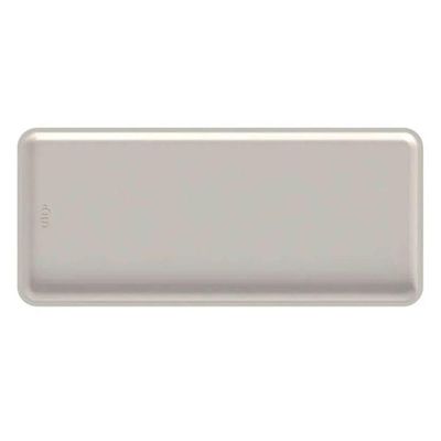 Kit 2 Tampas para Cesto Flow 4,5 ou 6,6 Litros Bege 34x15x1,3cm Ou Tampa para Caixa Organizadora
