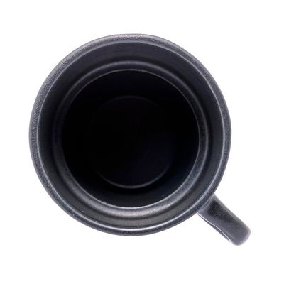 Conjunto 6 Xícaras Cerâmica Café  90ml Coloridas Empilháveis com Suporte Wolff Transparente