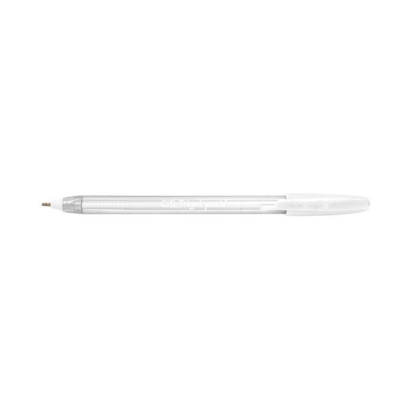 Caneta Gel Cis Trigel Corpo Triangular Tinta Branca 1.0mm