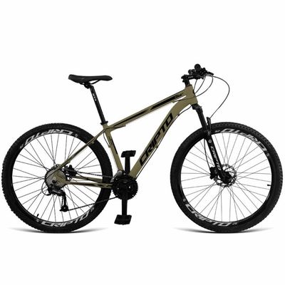 Bicicleta Aro 29 18v Hidráulica - Verde Militar/preto