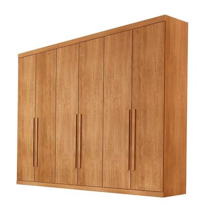 Guarda Roupa Casal Maya 6 Portas E 6 Gavetas Rufato Naturalle