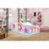 Cama Carro Fun Adesivada Slime Menina Solteiro