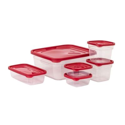 Kit 6 Potes Essencial Linha Mais Plasvale Rosa