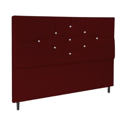 Cabeceira Cama Box Queen 195 Cm Camboriú Marsala
