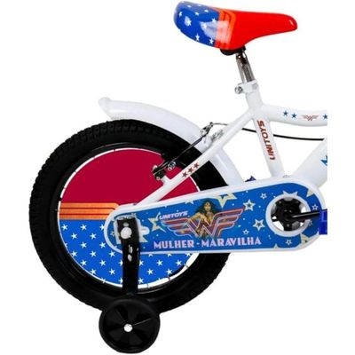 Bicicleta Infantil Mulher Maravilha - Aro 16