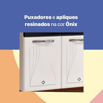 Armário De Cozinha De Aço Kit Triplo Telasul Preto Star New