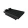 Sofá Cama 3 Lugares Casal Reclinável 190 Larg Laila Matrix Sintetico Preto