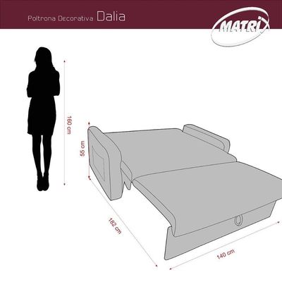 Sofá Cama 2 Lugares Compacto Com Baú 145 Larg Daiane Matrix Suede Cinza