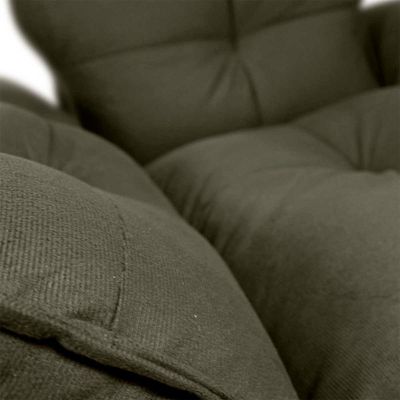 Poltrona Opala Tokio Para Descanço Confortável Toquio Matrix Suede Capuccino