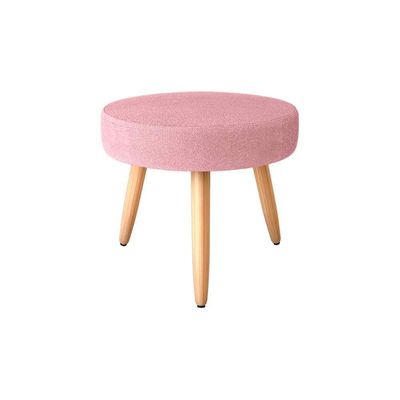 Kit 2 Poltronas Decorativas E Puff Decorativo Pés Palito Dallas Matrix Veludo Turkey Rosa