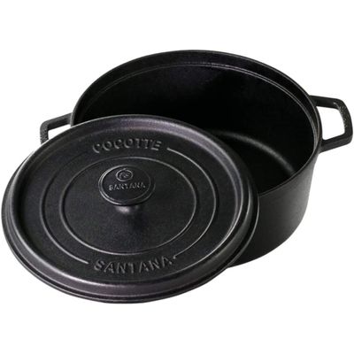 Panela Caçarola Cocotte 24 Cm Forno Holandês Ferro Fundido Santana