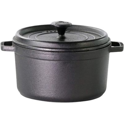 Panela Caçarola Cocotte 24 Cm Forno Holandês Ferro Fundido Santana