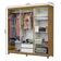 Guarda Roupa R22 6 Portas 2 Gavetas Espelho Carioca Móveis Cinamomo