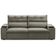 Sofá Retrátil Reclinável Para Sala 3 Lugares 225cm Gordon F04 Veludo Marrom Claro - Lyam Decor