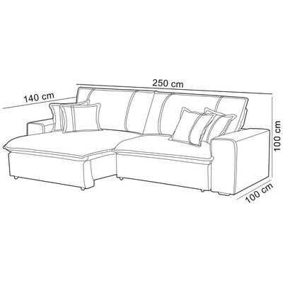 Sofá Retrátil Reclinável Para Sala 3 Lugares 250cm Varsov F04 Veludo Azul - Lyam Decor