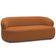 Sofá 3 Lugares Orgânico Sala De Estar Living 170cm Carmen F04 Bouclê Terracota - Lyam Decor