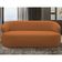 Sofá 3 Lugares Orgânico Sala De Estar Living 170cm Carmen F04 Bouclê Terracota - Lyam Decor