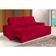Sofá Dallas 5 Lugares 2,50cm Retrátil E Reclinável - De Casa Décor E Estofados Vermelho
