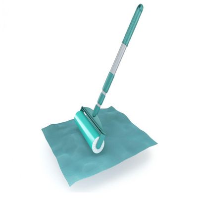 Rolo Adesivo FlashLimp Lavável com Cabo Extensível Verde Verde
