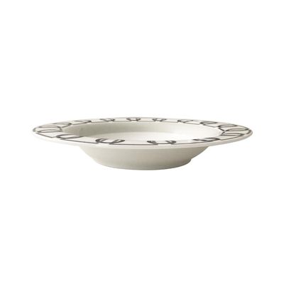 Jogo de pratos fundos em porcelana Strauss Rings 6 peças