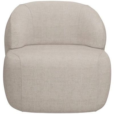 Kit 02 Poltronas Decorativa Fixa Orgânica Para Sala Living Barolo L06 Bouclê Bege - Gtdnexxus Bege