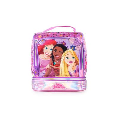 Lancheira Escolar Feminino Disney Princesas Premium Rosa U / Rosa