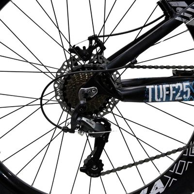 Bicicleta Aro 26 Bike Vikingx Freeride 21v Freio A Disco Preto Azul