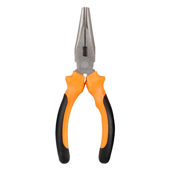 Alicate Bico Meia Cana 6 Cabo Laranja e Preto 8VM EDA Alicate Bico Meia Cana 6 Cabo Laranja e Preto 8VM EDA