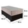 Cama Box Baú Suede Solteiro + Colchão Sereneprime Molas Ensacadas 88x188x69 Cor:preto