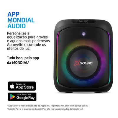 Party Box Mondial Preto 350W PBX-350 BIV