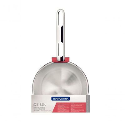 Frigideira Tramontina Allegra Aço Inox 28cm