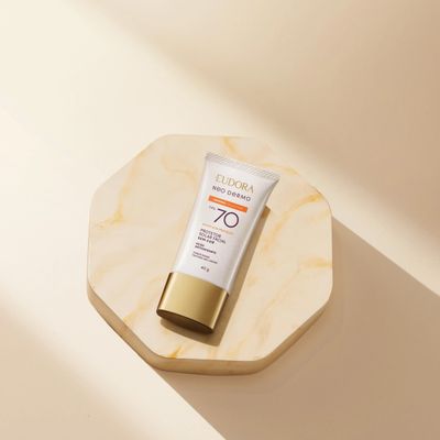 Protetor Solar Facial Eudora Incolor Neo Dermo Defense Collection FPS 70 40g