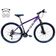 Bicicleta Aro 29 Gta Start Aluminio Mtb 21v Freio A Disco Hidraulico Garfo Suspensão - Roxo Tam.21