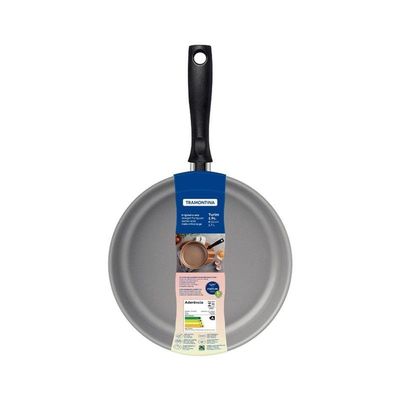 Frigideira Reta Tramontina Turim Alumínio Com Revestimento Antiaderente Cinza 22cm