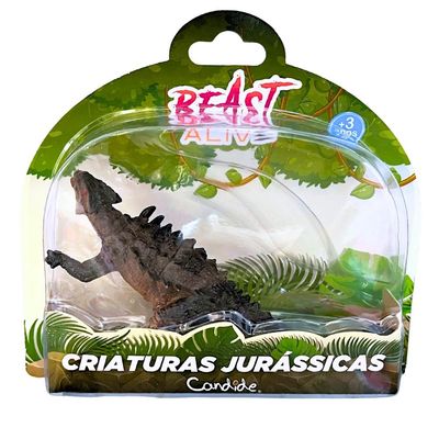 Dinossauro Beast Alive Criaturas Jurássicas Ankylosaurus