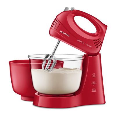 Batedeira Pratic Due Mondial Vermelho 400W B-45-R 110