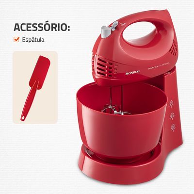 Batedeira Pratic Due Mondial Vermelho 400W B-45-R 110