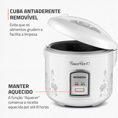 Panela Elétrica Mondial Bianca Rice 10 PE-10 110