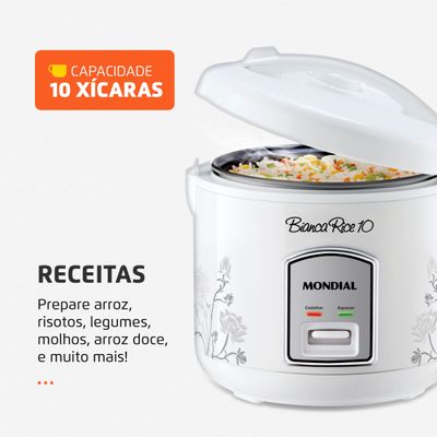 Panela Elétrica Mondial Bianca Rice 10 PE-10 110