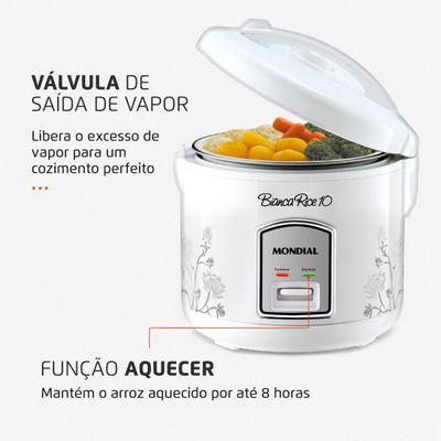 Panela Elétrica Mondial Bianca Rice 10 PE-10 110